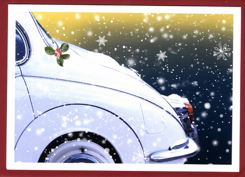 Christmas Card Jaguar 240, 1967-1969