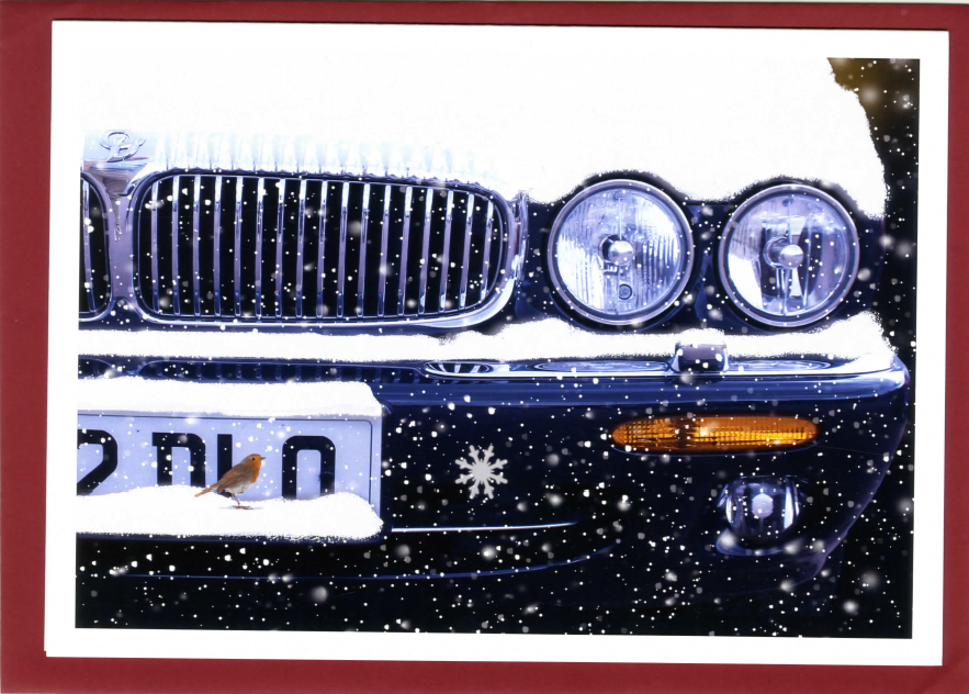 Christmas Card Daimler Super V8, (X308), 1998-2002.