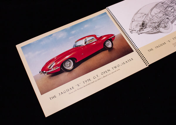 Jaguar E-type Sales Brochure with Cover