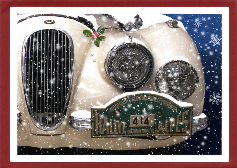 Christmas Card Jaguar XK 120, 1948-1954
