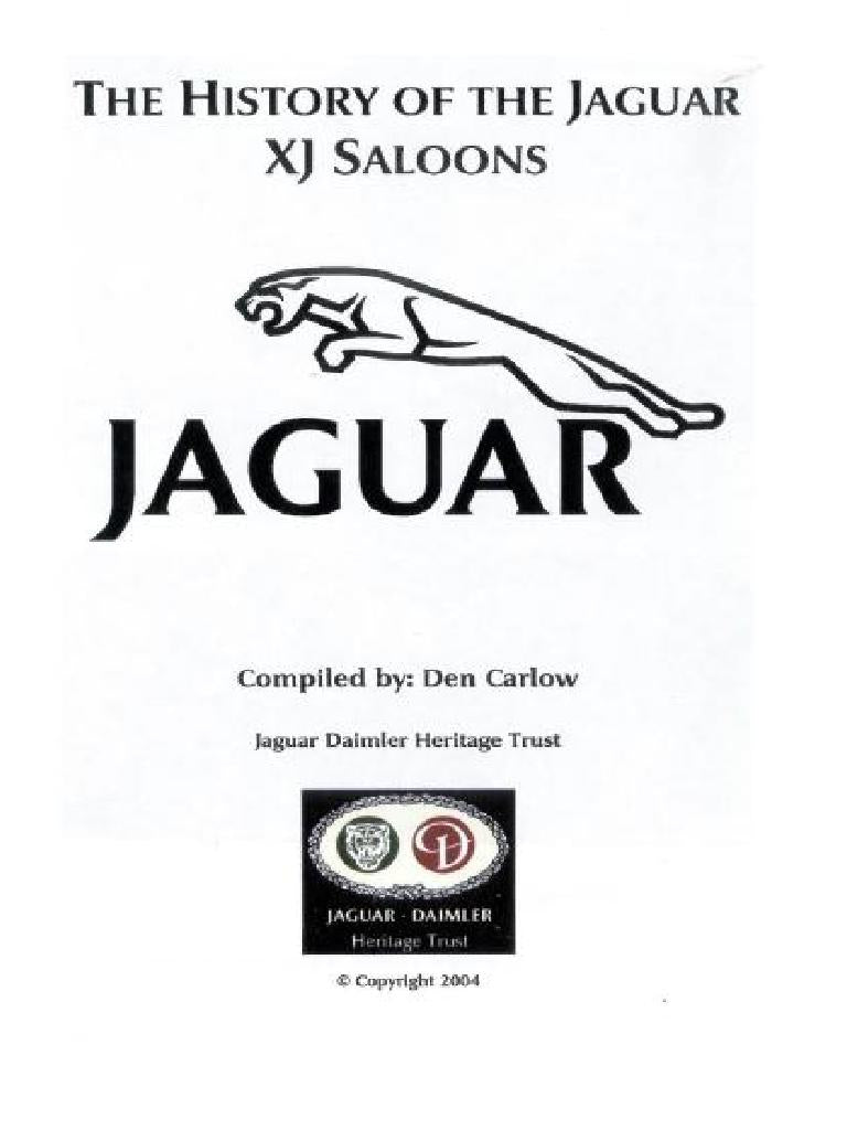 The History of the Jaguar XJ Saloons